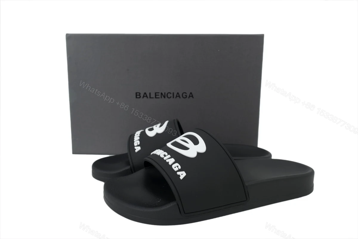View 8 of Balenciaga Pool Slide Balck