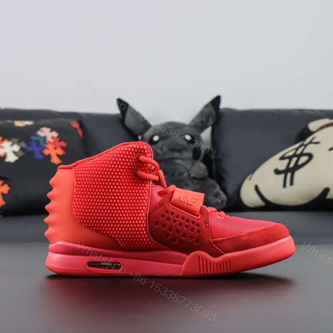 View 2 of Air Nike Yeezy 2 Red October Reps