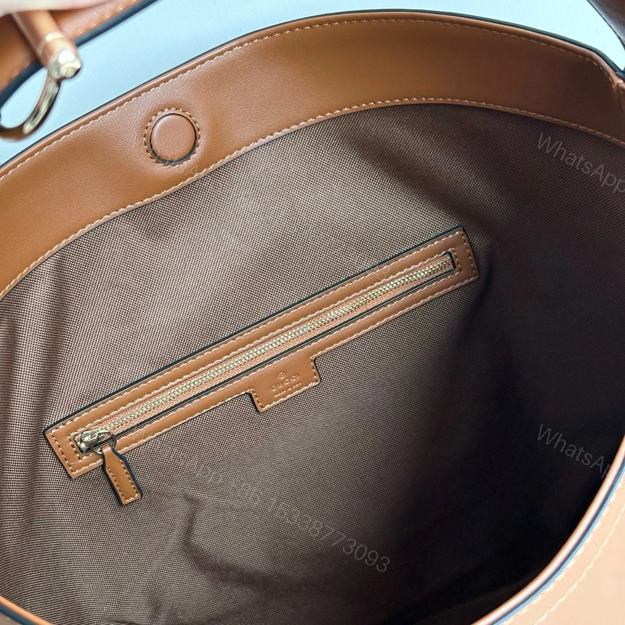View 6 of GUCCI BEATRIX LARGE TOTE BAG BROWN