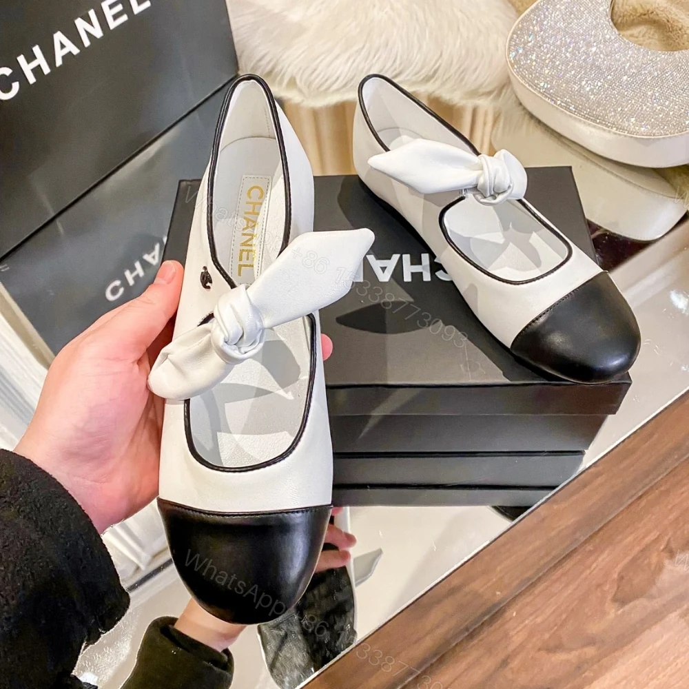 View 4 of CHANEL MARY JANES SHOES WHITE AND BLACK G46149 X01000 NABTK