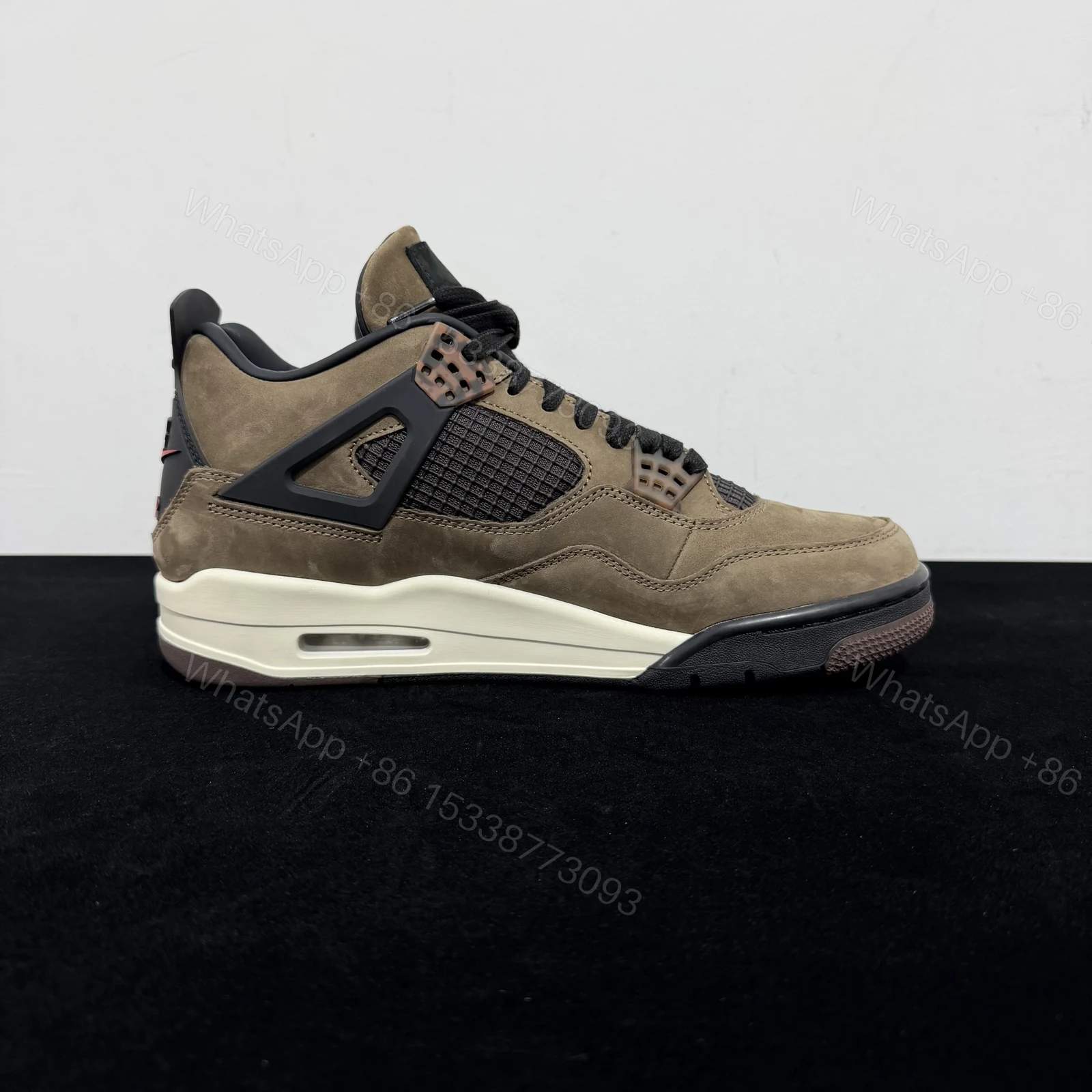 View 2 of Air Jordan 4 Retro Travis Scott Mocha Reps