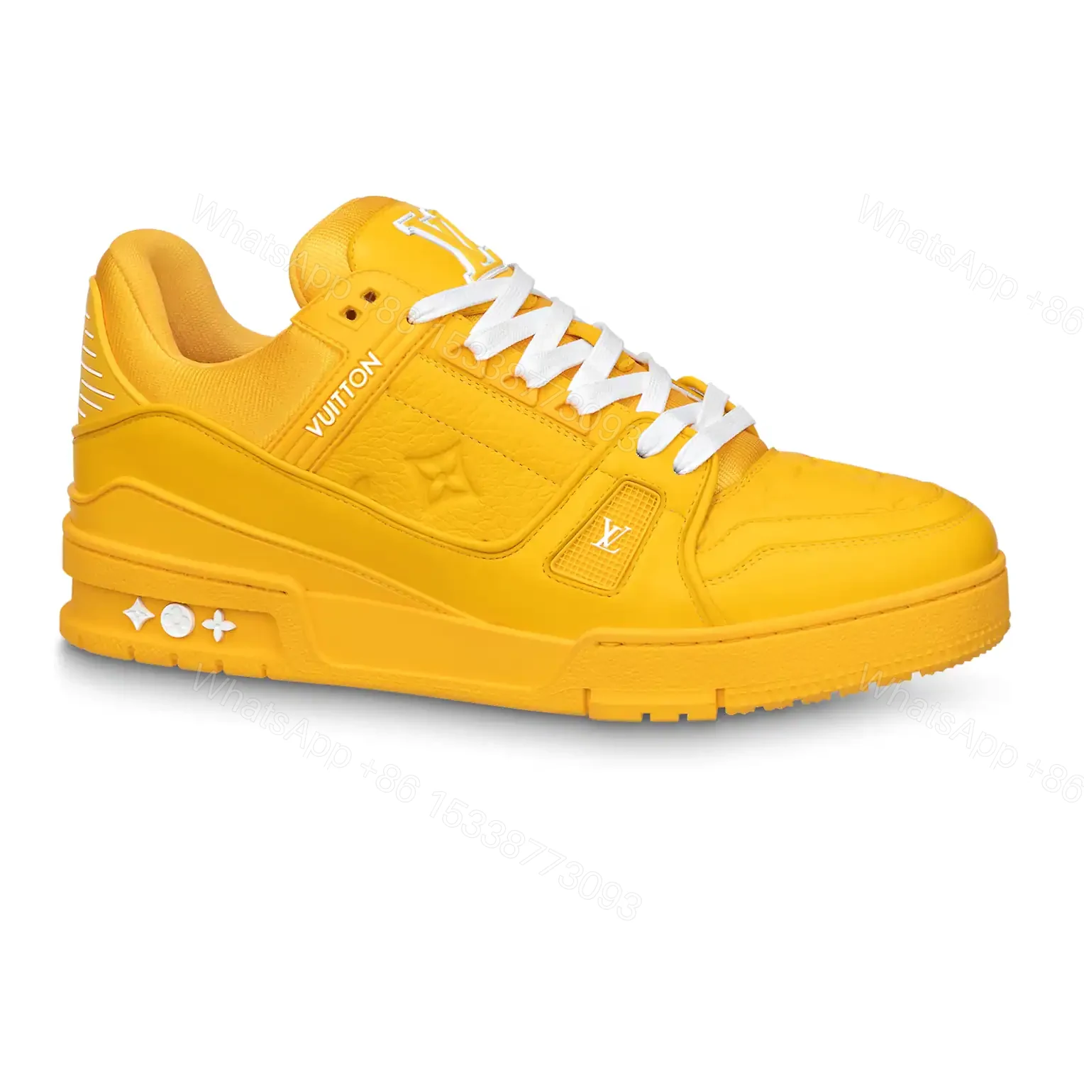 LOUIS VUITTON TRAINER SNEAKERS IN YELLOW – LSVT338 — view 1