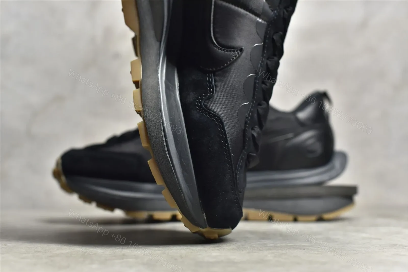 View 7 of Sacai × Nike VaporWaffle “Black and gum” Reps