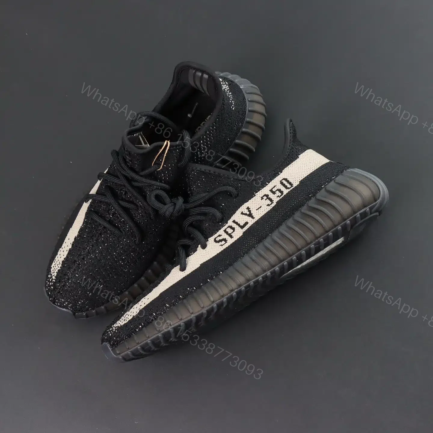 View 8 of Adidas Yeezy Boost 350 V2 Core Black White Reps