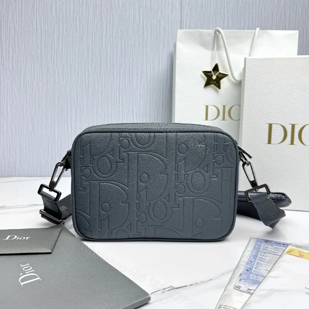View 9 of Compact Pebbled Leather Crossbody – Embossed Texture, Everyday Luxury