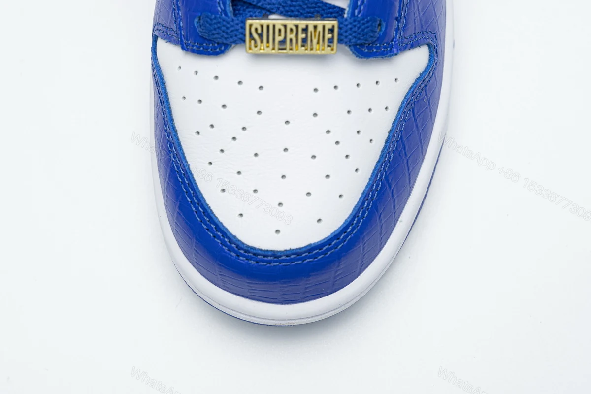 View 7 of Supreme x Nike SB Dunk Low "Blue Stars” DH3228-100