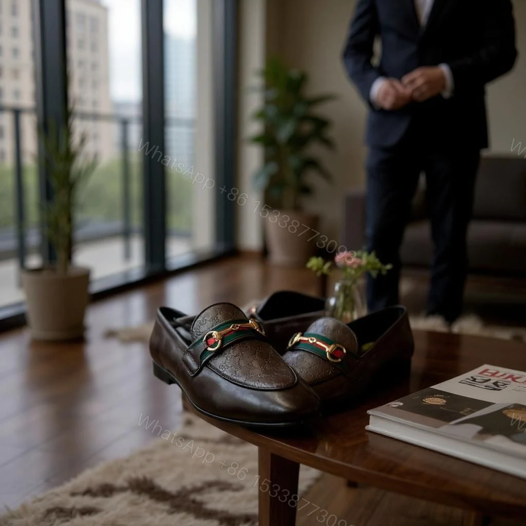 View 5 of FIRST COPY Gucci Moccasins – Classic Italian Luxury