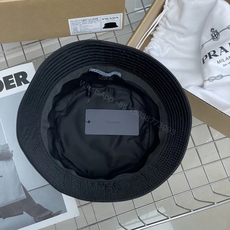 View 8 of Prada Nylon Bucket Hat: Sleek City Luxe silhouette