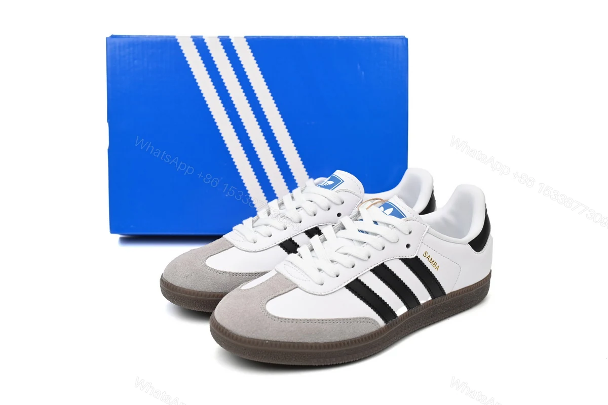 adidas Samba OG Cloud White Core Black B75806 — view 2