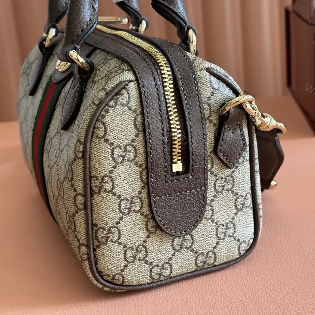 View 8 of Mini GG Supreme Satchel: Timeless Texture, Modern Day Versatility