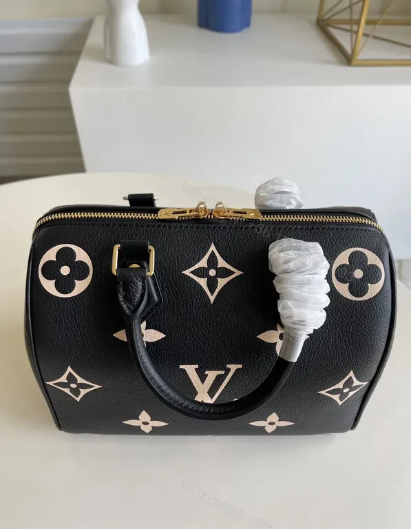 View 5 of Chic Lace-Trim Satchel: LV-Inspired Luxury Everyday Bag