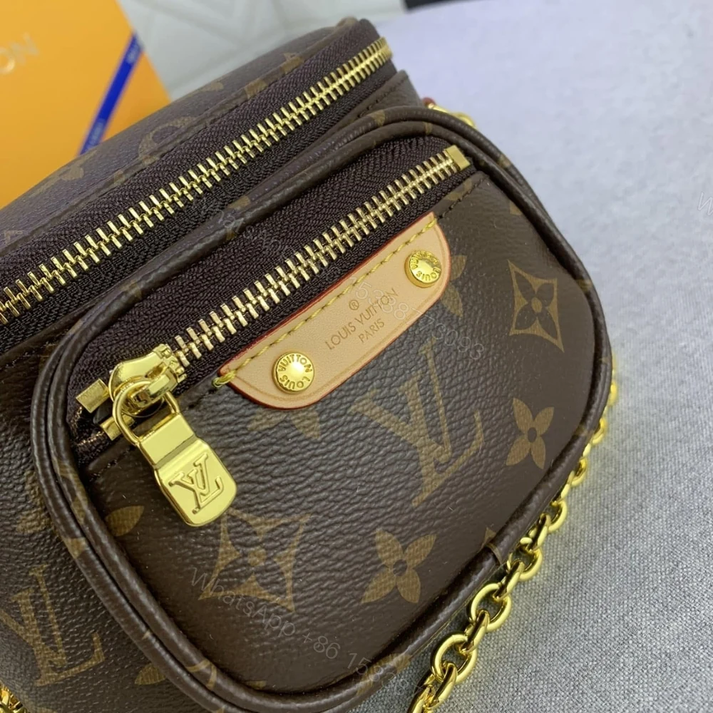 View 7 of Louis Vuitton Mini Bumbag Bag Monogram Canvas 17cm M82335