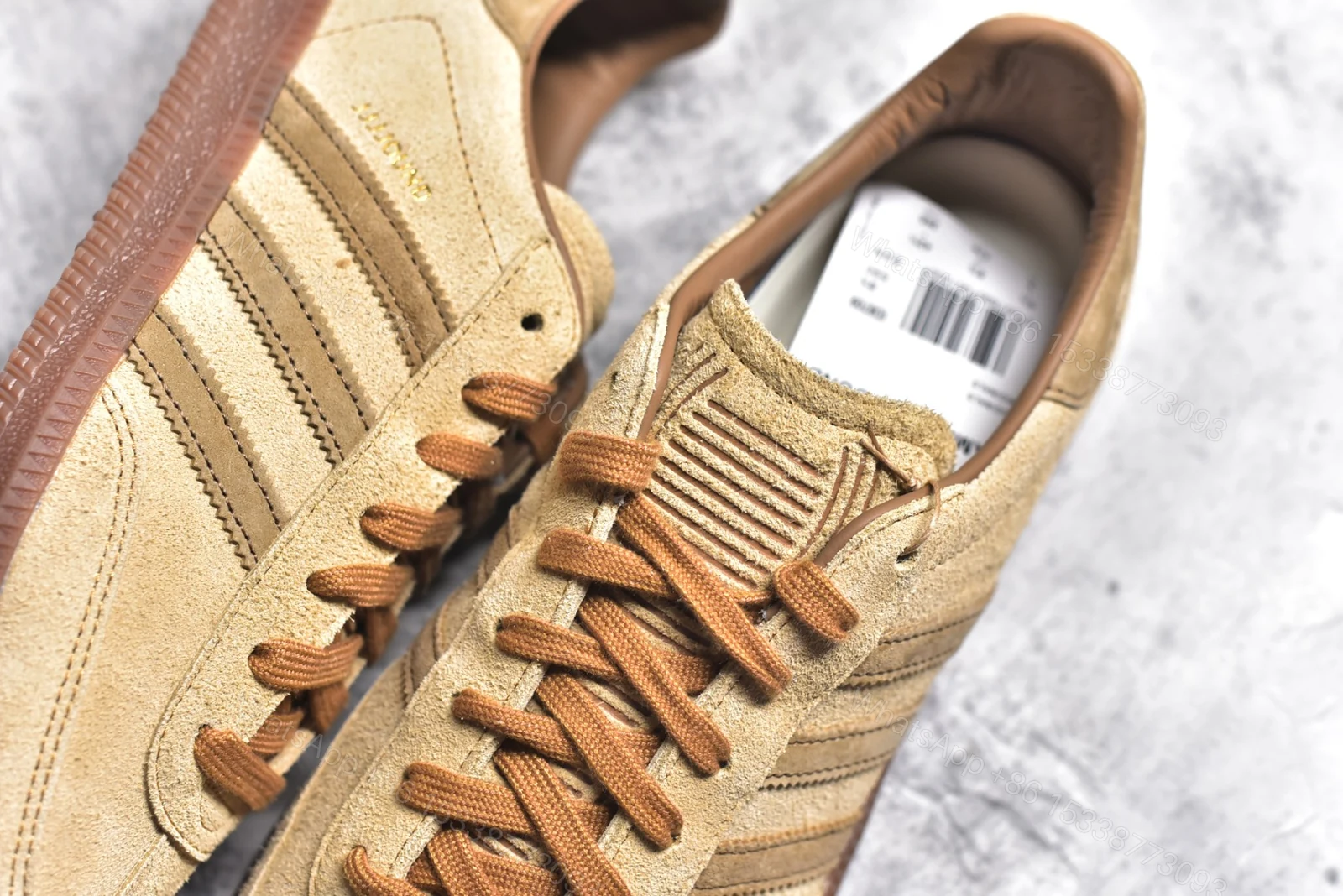View 6 of Adidas Samba OG JJJJound Tobacco