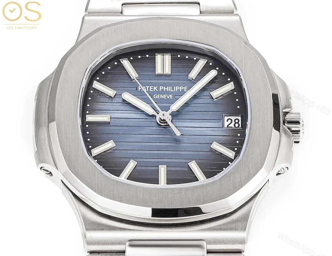View 2 of Patek Philippe Steel King Blue Nautilus Watch