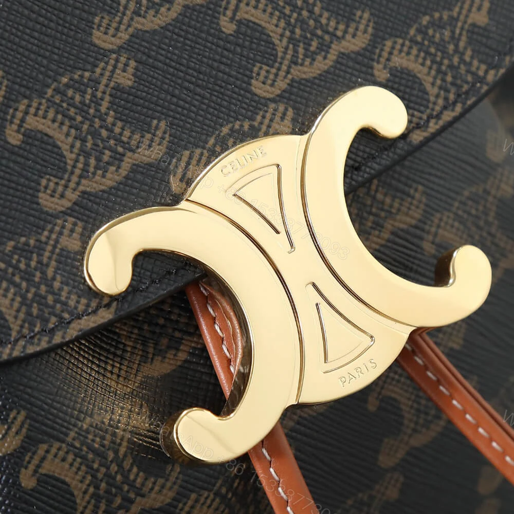 View 6 of BACKPACK CELINE BONNIE IN Triomphe Canvas and calfskin