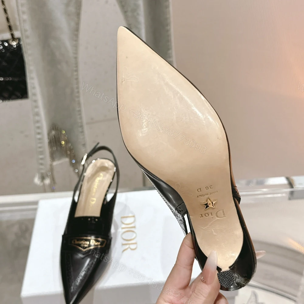 View 9 of 高仿Dior*Boy系列KCV180走秀款尖頭高踭單鞋8CM黑色免檢版