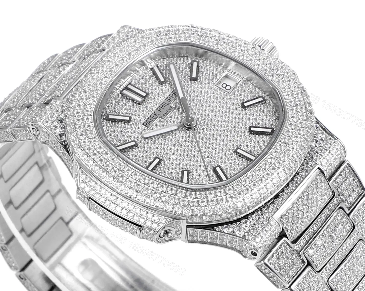 View 3 of Patek Philippe Nautilus Full Star Platinum Watch