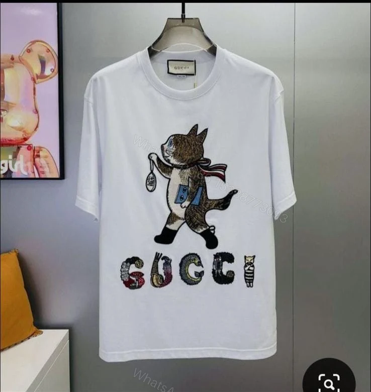View 3 of FIRST COPY GUCCI VERY PREMIUM ROUND NECKS T-SHIRT