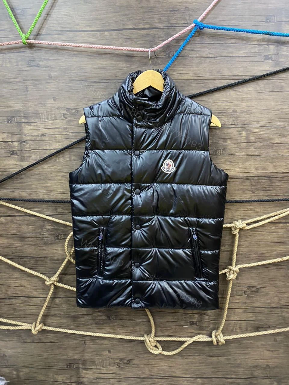 View 5 of FIRST COPY MONCLER IMPORTED PUFFER SLEEVELEES JACKETS