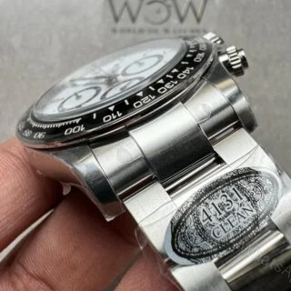 View 4 of Clean factory 1:1 Rolex Daytona 2023 126500 Best Edition panda White Dial SH4131