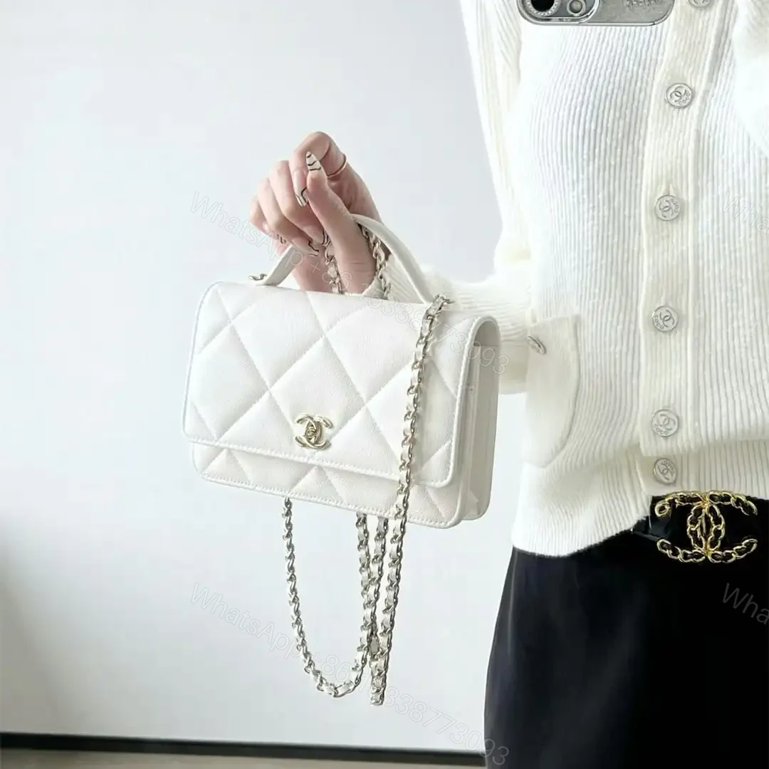 View 21 of 高仿Chanel*25K系列AP4932小牛皮WOC手袋白色免檢版