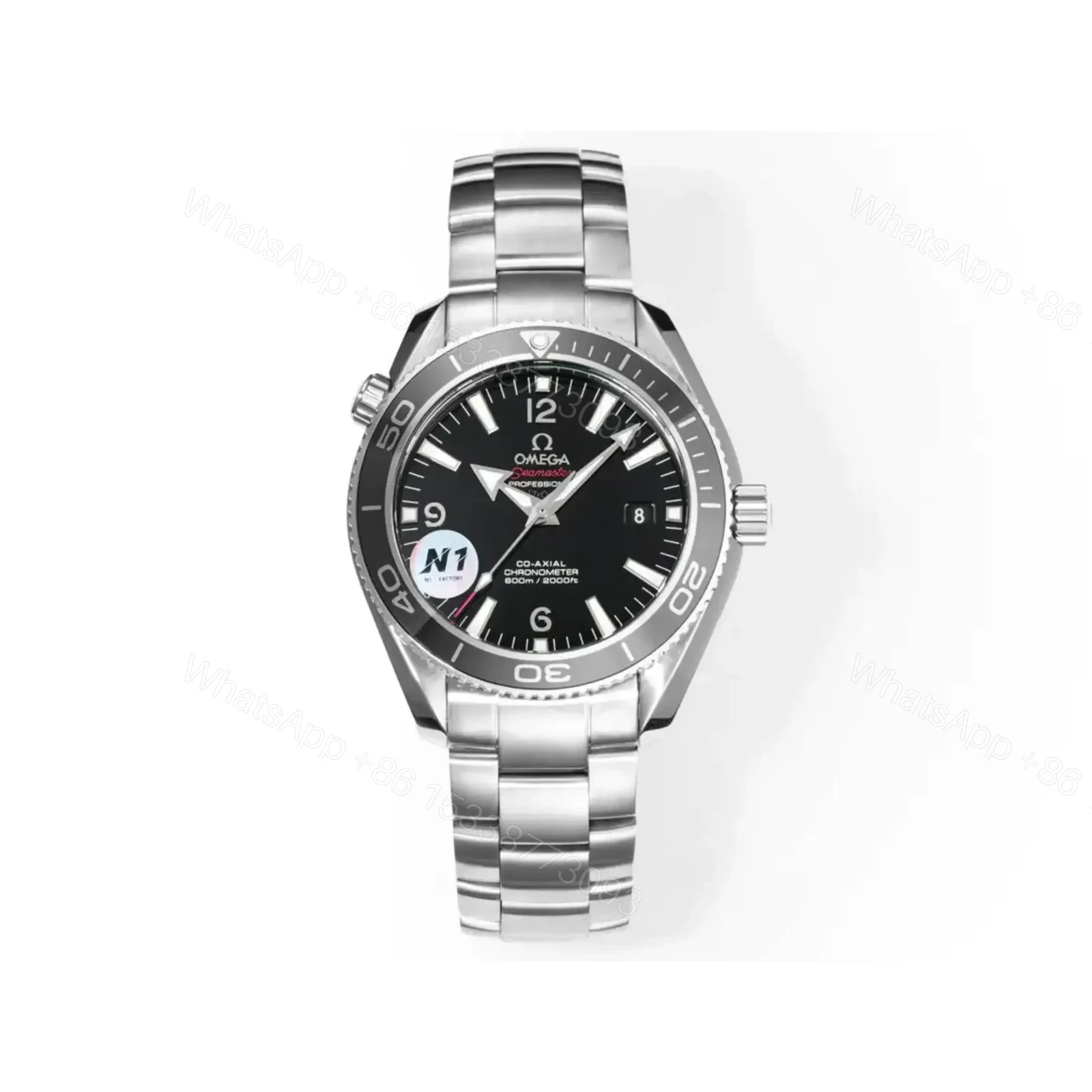 Omega Seamaster 600 Series OT1 Classic 1948 Limited Edition Black Dial Stainless Steel Bracelet Blue Sapphire Crystal Glass — view 1