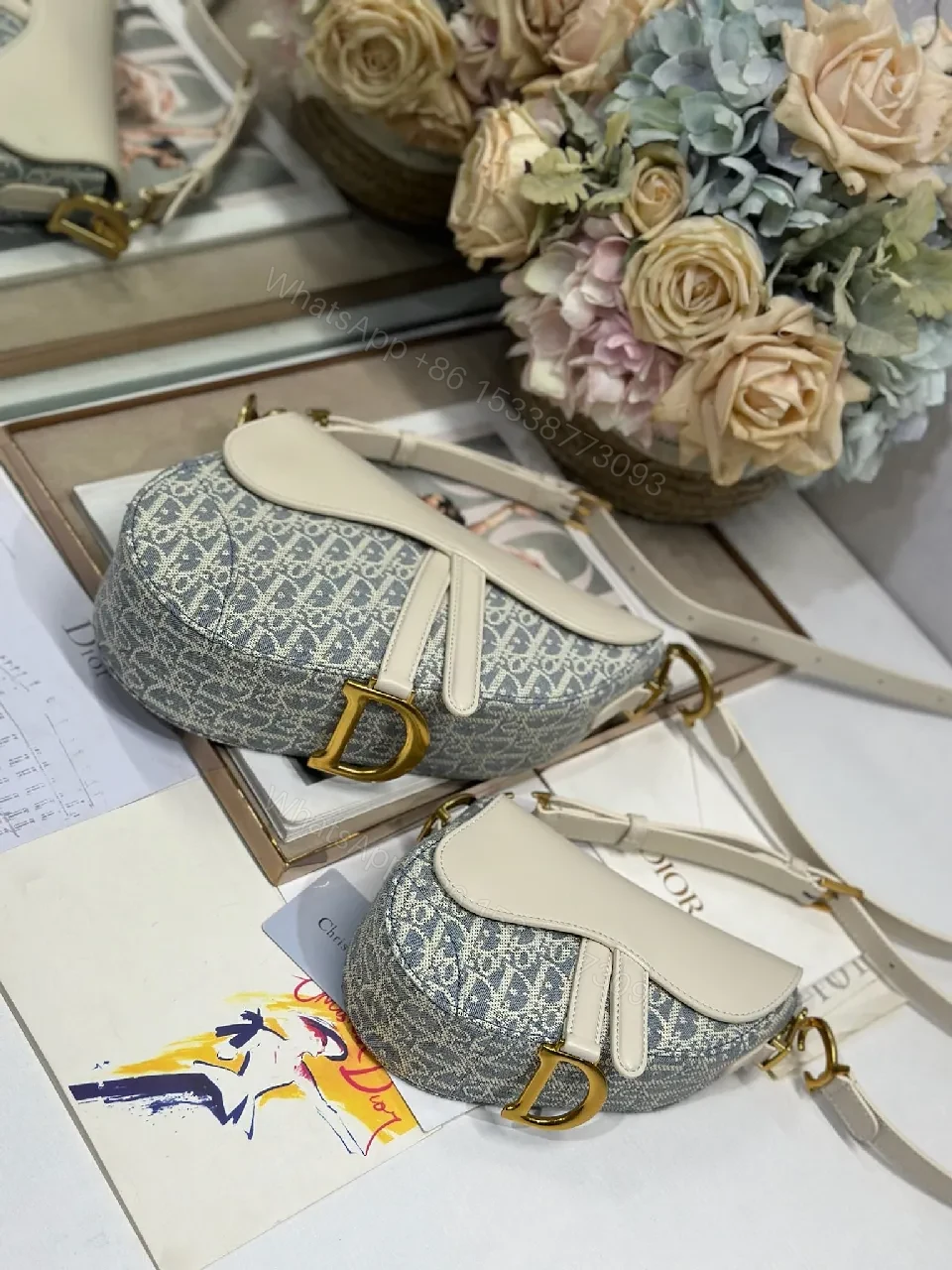View 5 of Structured Patchwork Satchel: Leather & Jacquard, Modern Luxe Crossbody