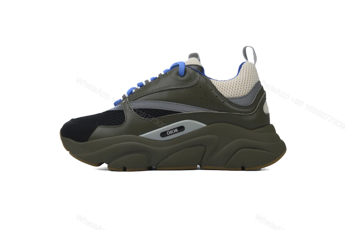View 6 of Dior B22 Sneakers Olive Green