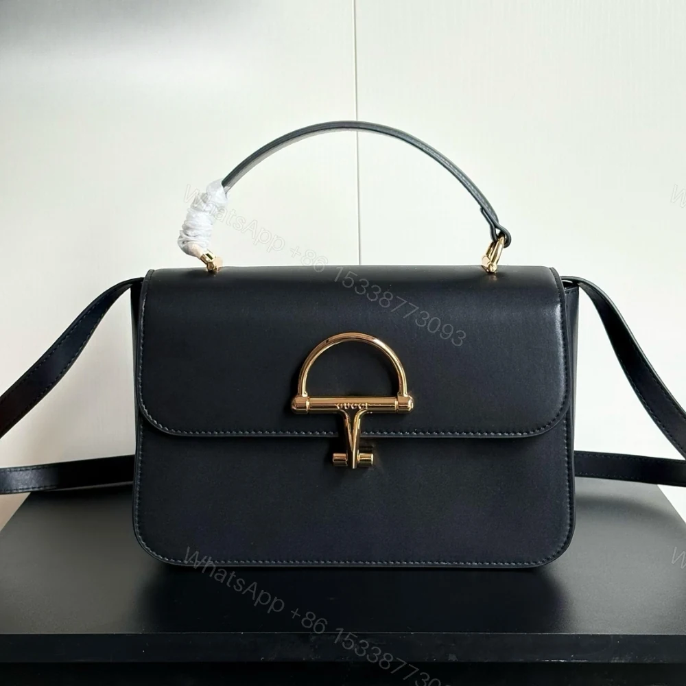 View 2 of Gucci Siena Medium Top Handle Bag Black Leather 25Cm