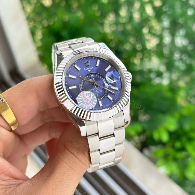 View 5 of Rolex Sky-Dweller Blue Dial 42MM Automatic