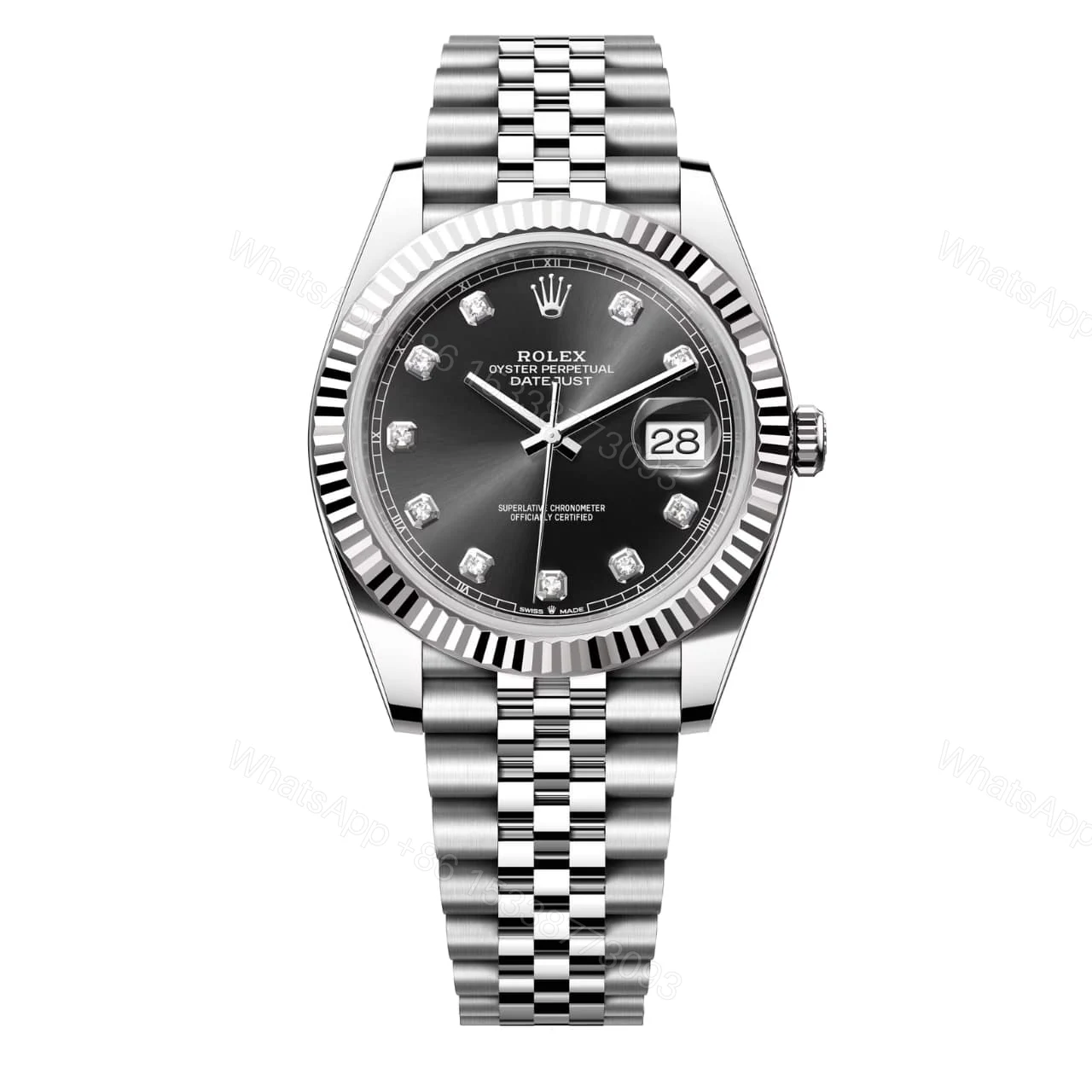 Rolex Datejust Black Watch 41Mm — view 1