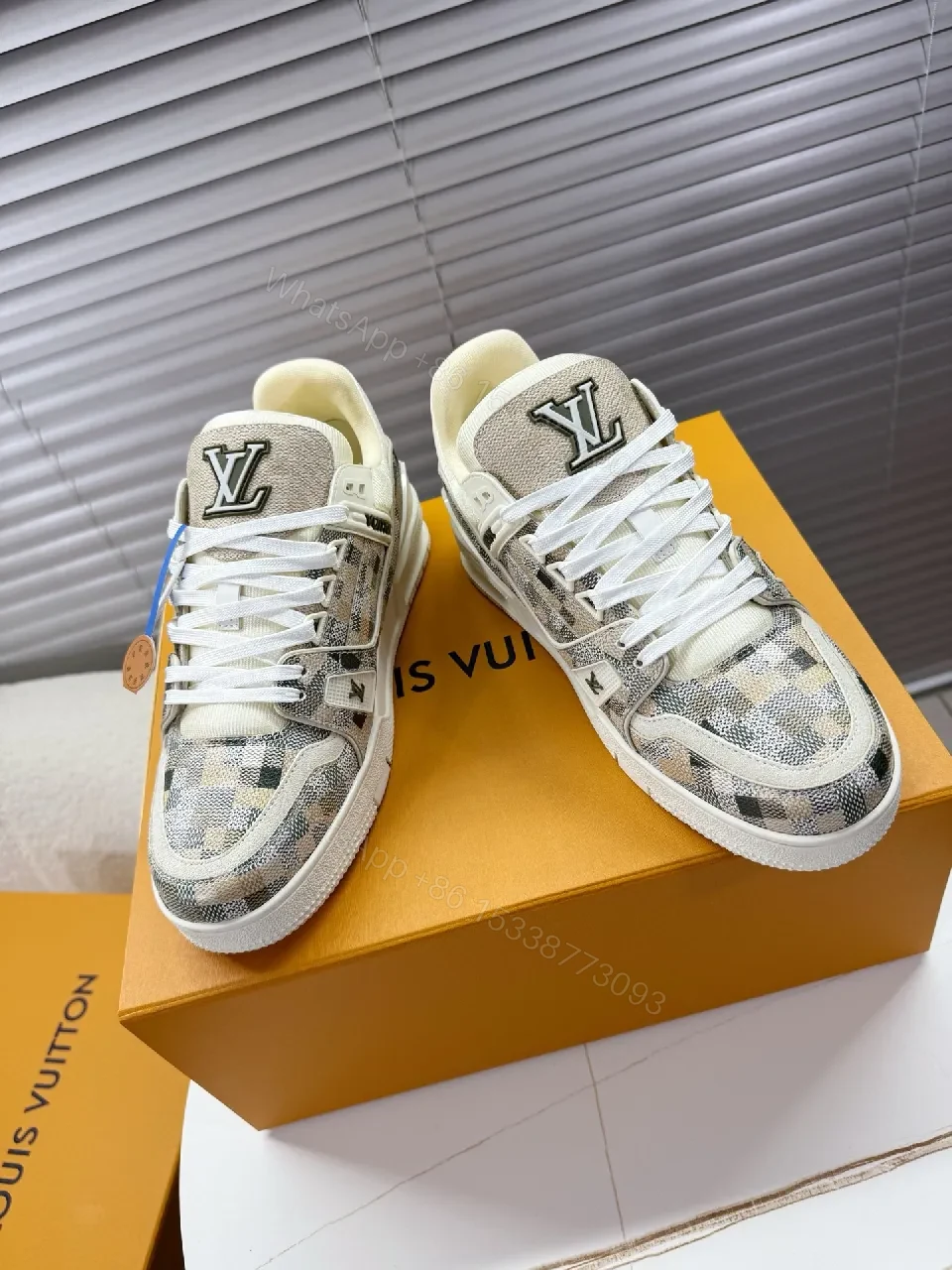 Patterned Luxury High-Top Sneaker: Everyday Chic Comfort — view 1