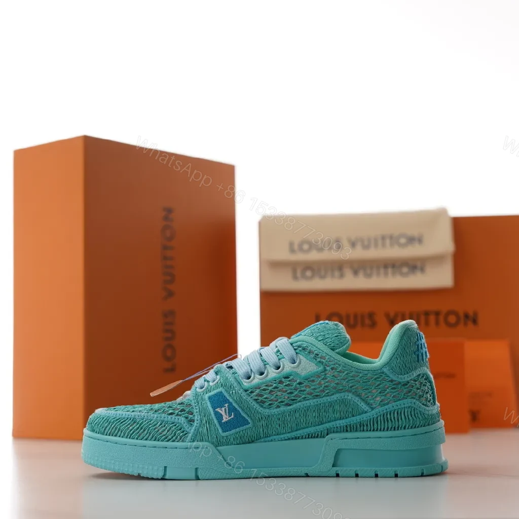 View 5 of Turquoise Knit High-Tops: Lightweight, All-Day Comfort Sneakers