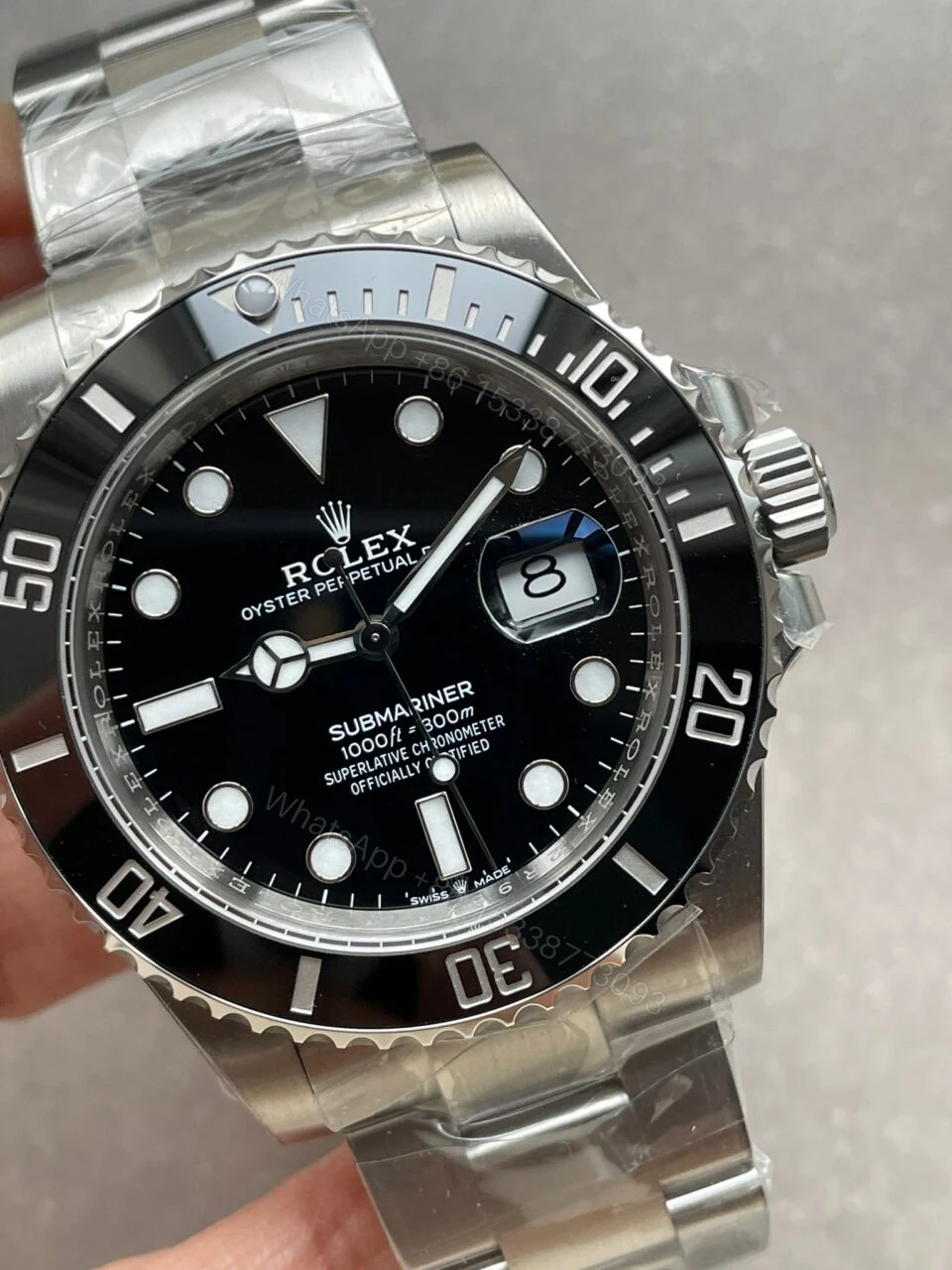 View 10 of VSF FACTORY 1:1 Rolex SUBMARINER SUB DATE SUBMARINER 41MM 126610 LN BEST EDITION BLACK CERAMIC 904L STEEL VS3235
