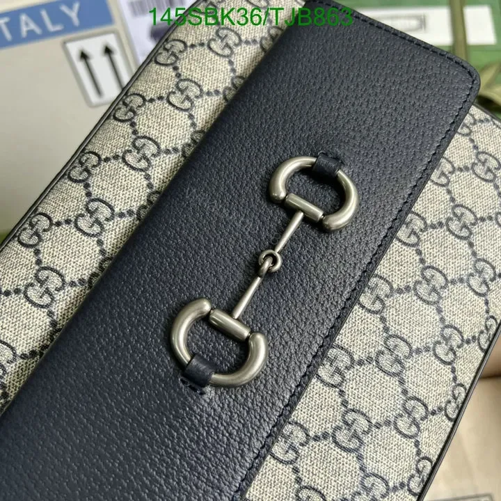 View 15 of Gucci Beige and Ebony Shoulder Bag featuring GG Supreme Canvas 645454