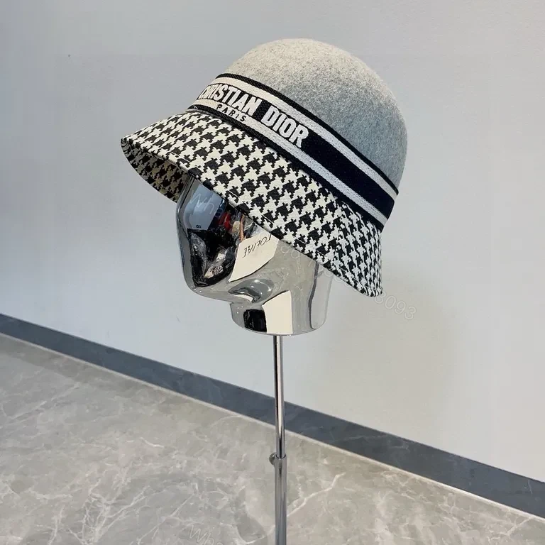 View 3 of Chic Dior-Brand Textured Bucket Hat - Luxury Streetwear