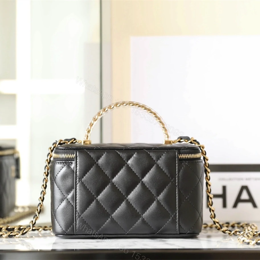 View 2 of 高仿Chanel*24S系列AS3765手柄盒子包黑色色免檢版