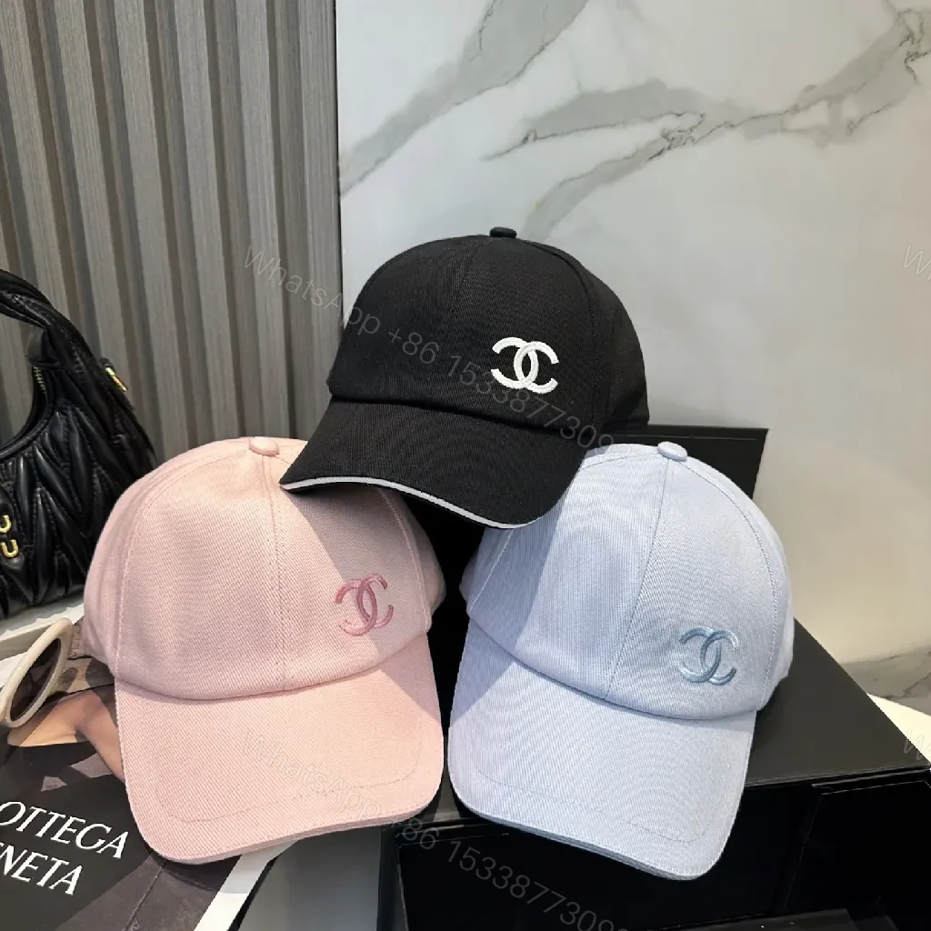 View 7 of Light Wash Cap with Subtle Monogram—Premium, Curved Brim Cap