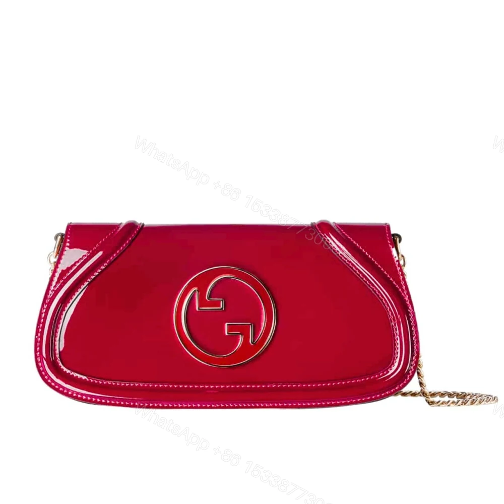 Gucci Blondie Continental Chain Wallet Rosso Ancora Red 29Cm 814952 AAEEY 6207 — view 1