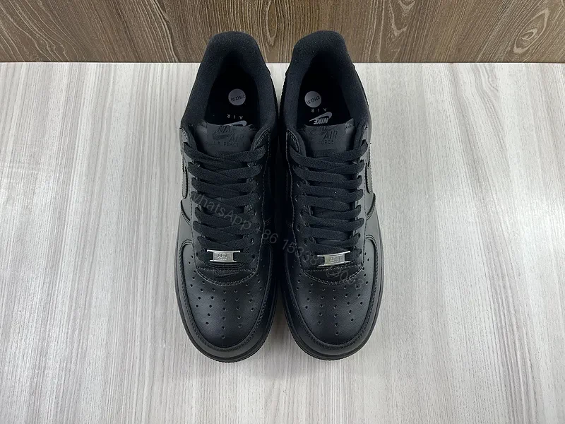 View 9 of Covert Black Leather Nike X Supreme Luxe Sneaker