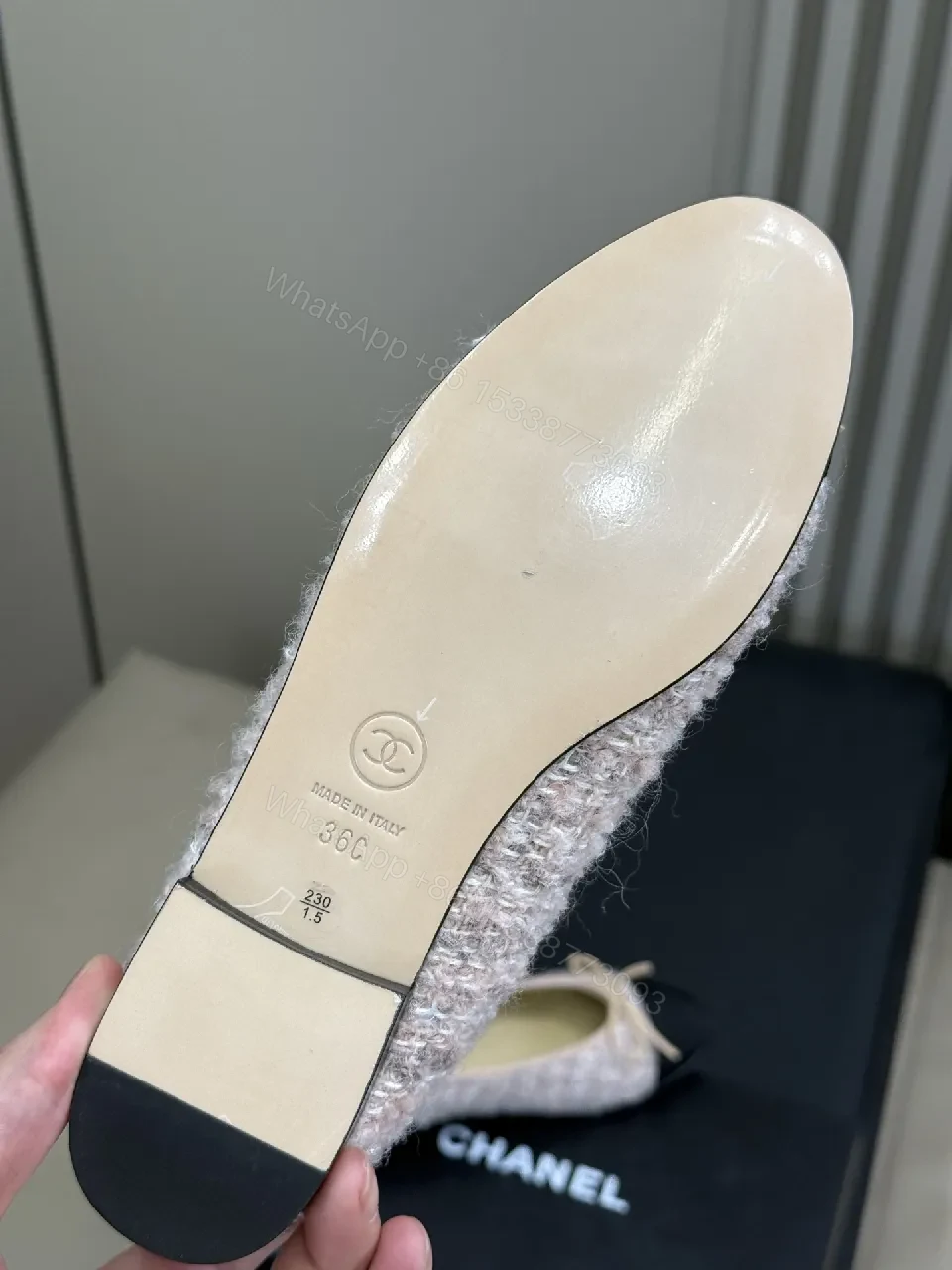 View 8 of Tweed Cap-Toe Ballet Flats – Luxury Everyday Comfort