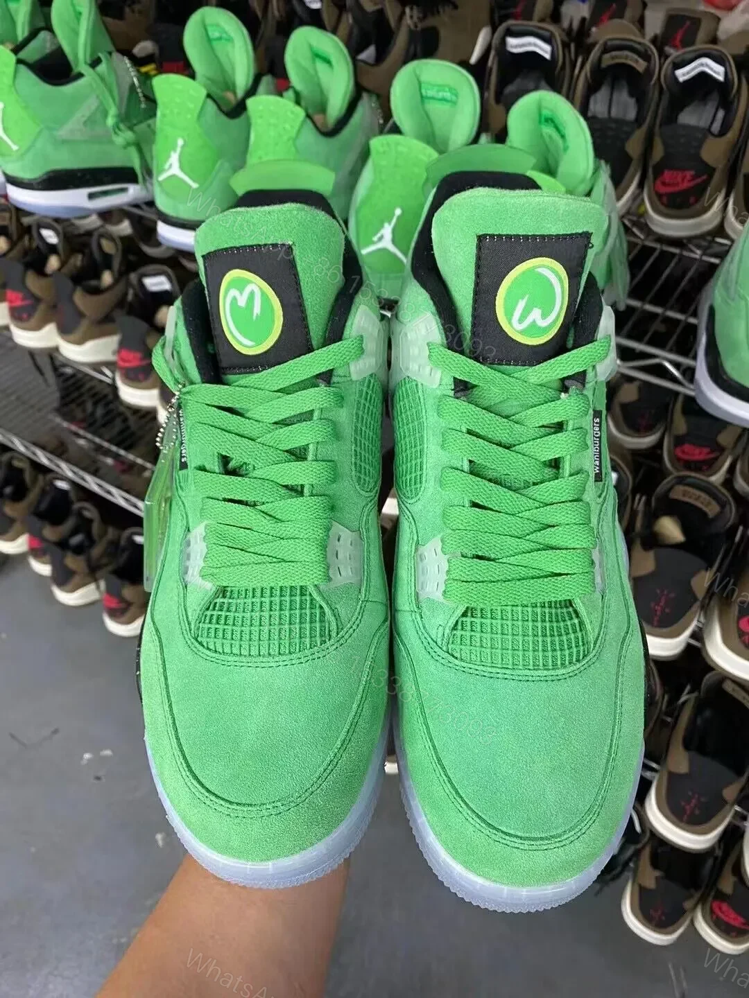View 5 of AIR JORDAN 4 Wahlburger Reps