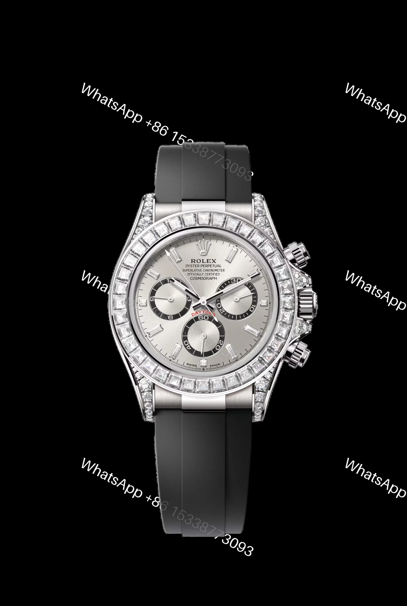 Rolex Daytona Super Clone 126539TBR Diamond Gray Dial 4131 Movement — view 1