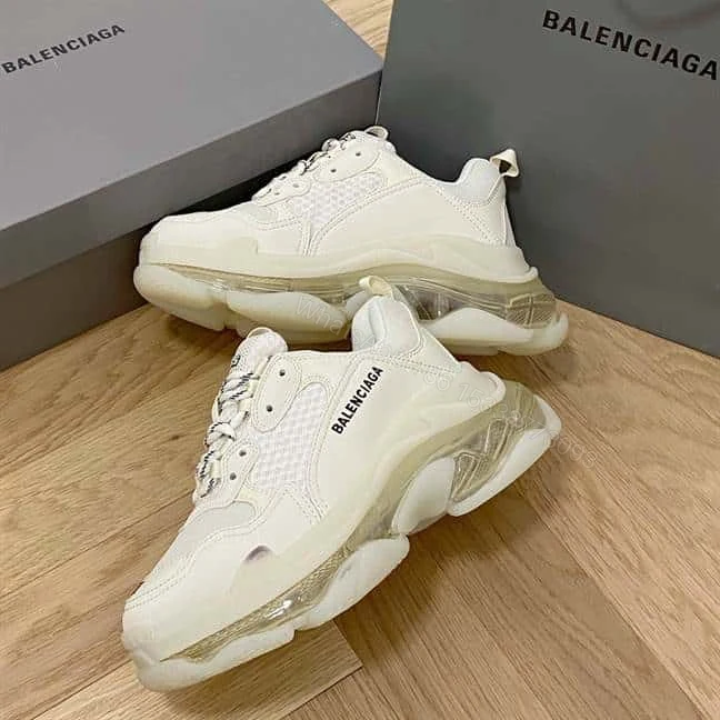 View 3 of BALENCIAGA MEN’S TRIPLE S SNEAKER CLEAR SOLE – BB193