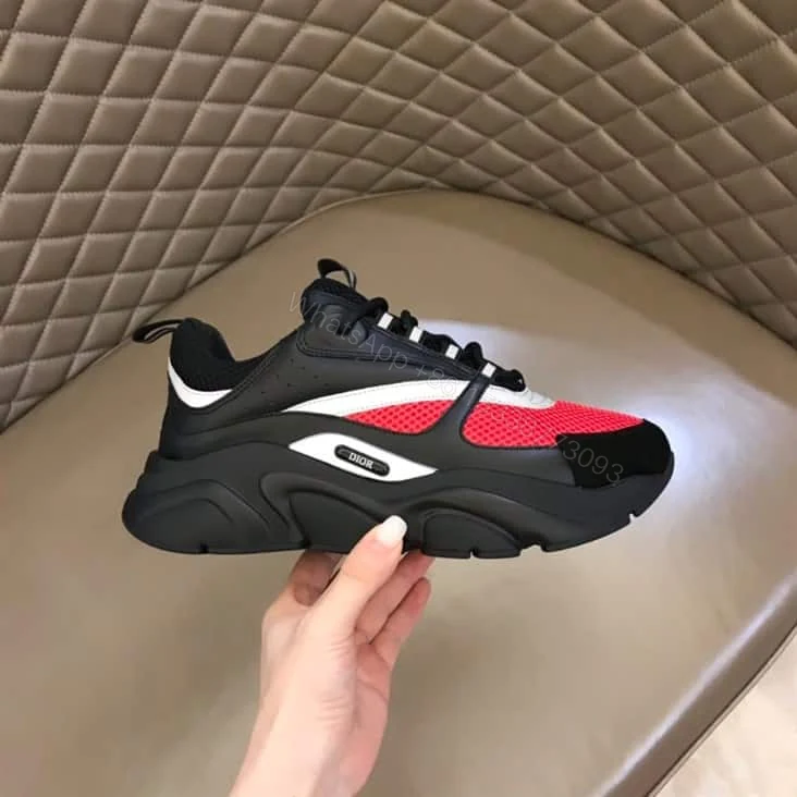B22 SNEAKER TECHNICAL MESH WITH AND CALFSKIN – CD110 — view 1