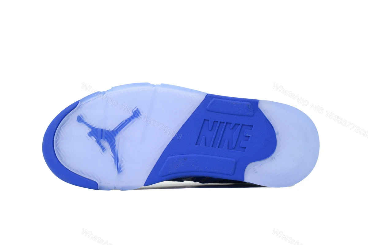 View 4 of Air Jordan 5 Retro Blue Union DV4982-400