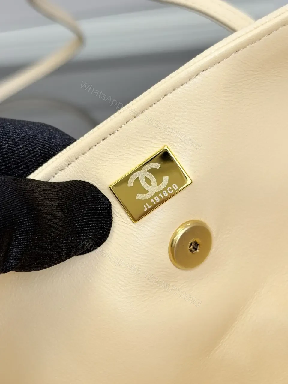 View 4 of Pebble Beige Mini Flap Bag: Luxury Everyday Chic, Tote-Grade Bag