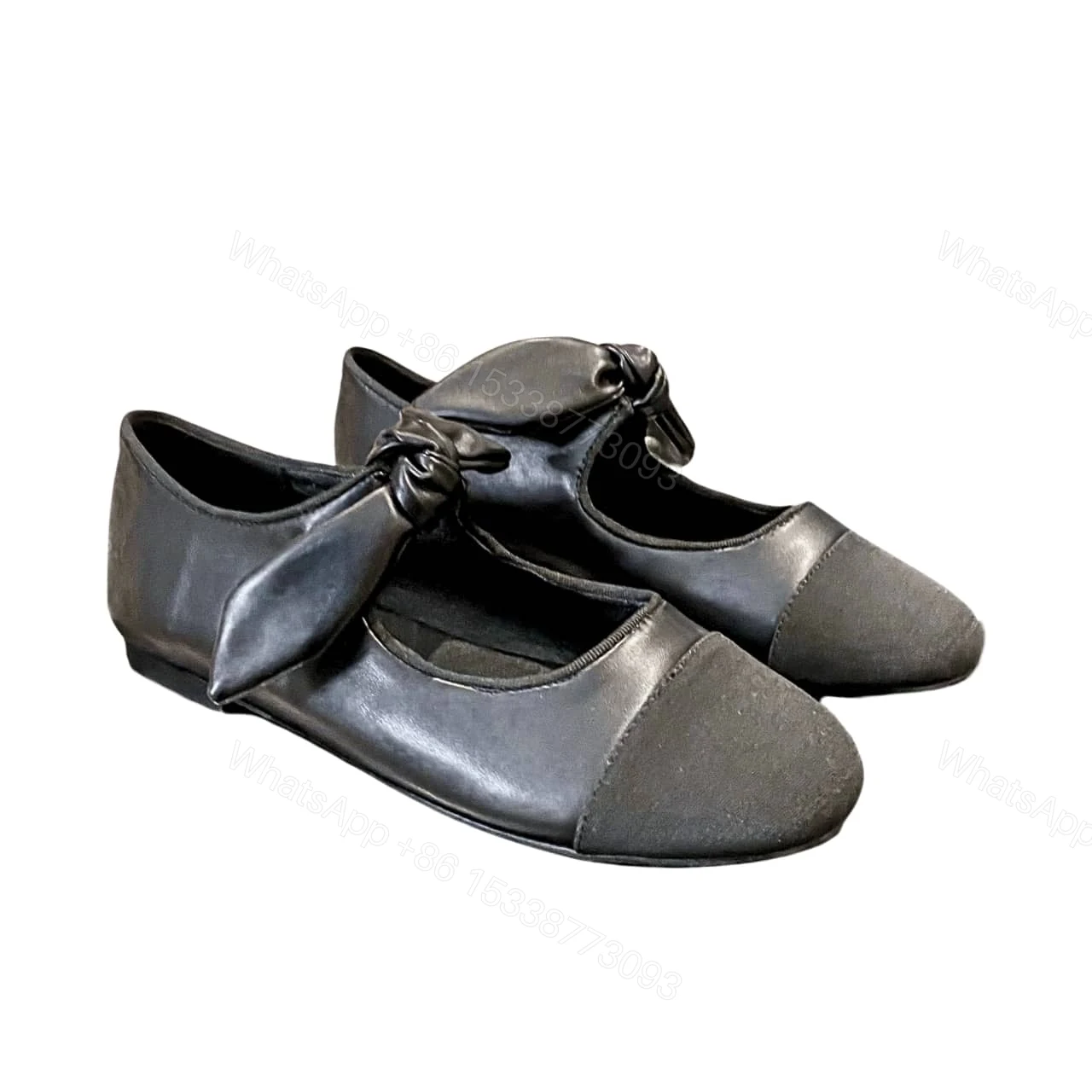 CHANEL MARY JANES SHOES ALL BLACK — view 1