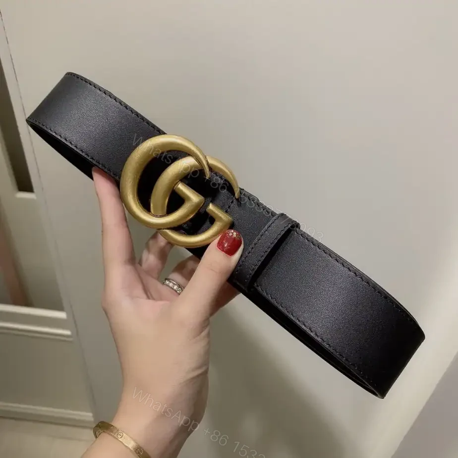 View 2 of GUCCI GG MARMONT WIDE BELT – B124