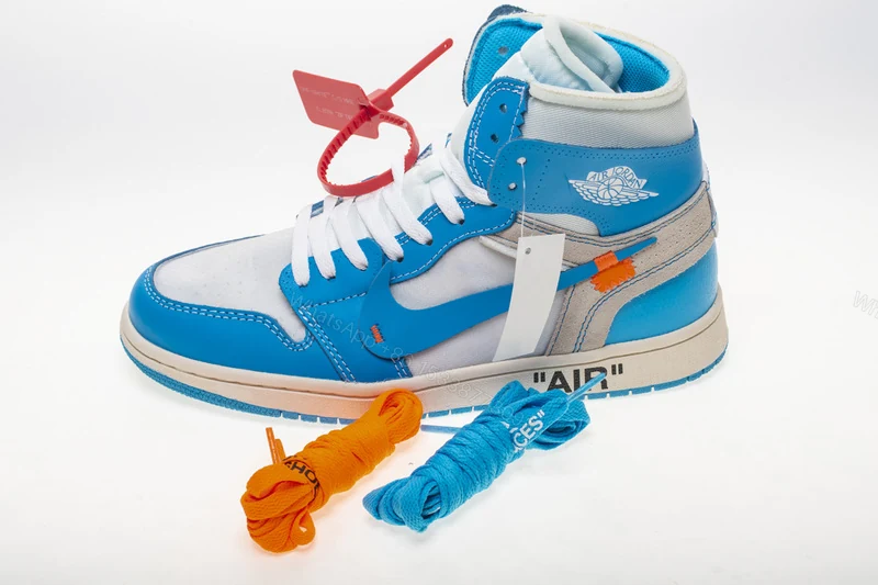 View 2 of Off White x Air Jordan 1 High “UNC” AQ0818-148 (TOP quality)